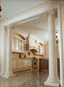 custom marble column